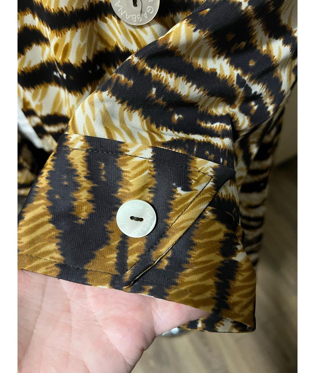 DOLCE&GABBANA Оранжевый полиэстеровый тренч/плащ, фото 4