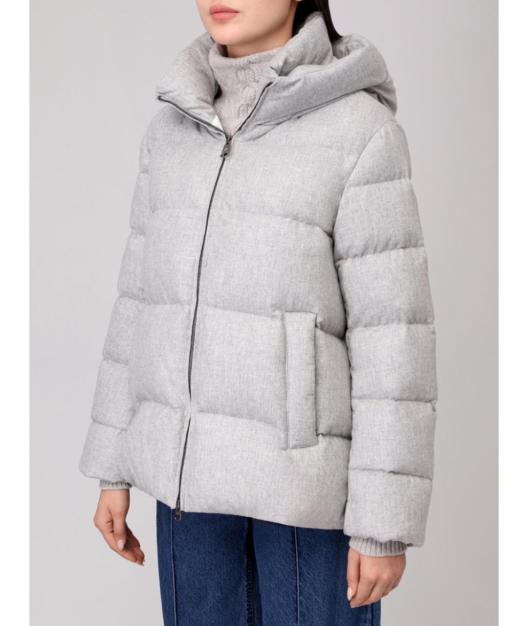 HETREGO Серый пуховик, фото 4