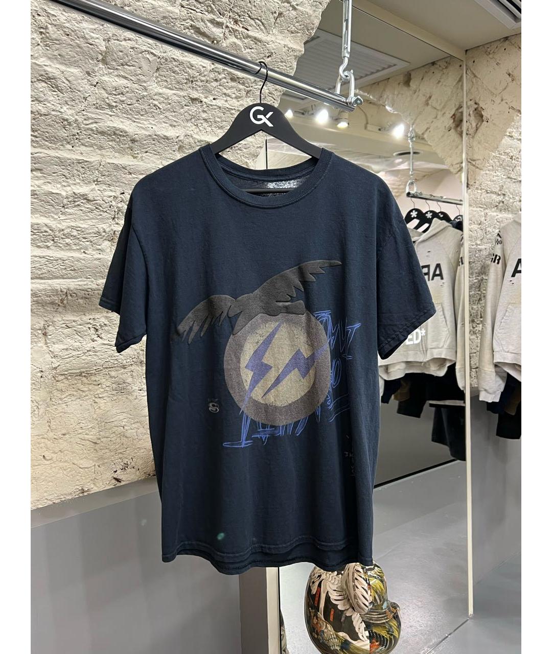 CACTUS JACK BY TRAVIS SCOTT Темно-синяя хлопковая футболка, фото 2