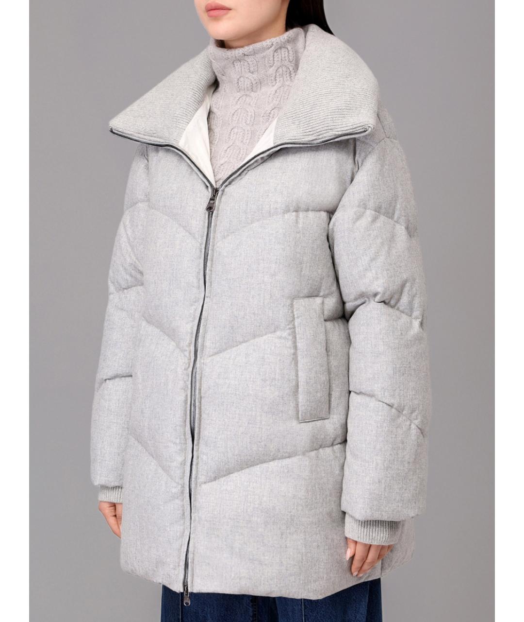 HETREGO Серый пуховик, фото 4