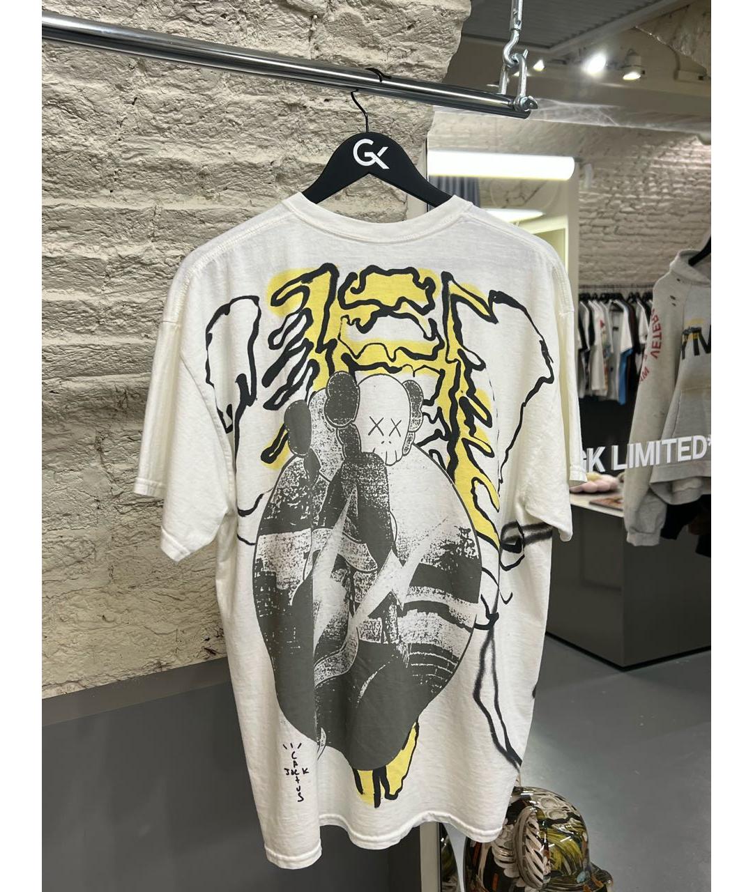 CACTUS JACK BY TRAVIS SCOTT Белая хлопковая футболка, фото 3