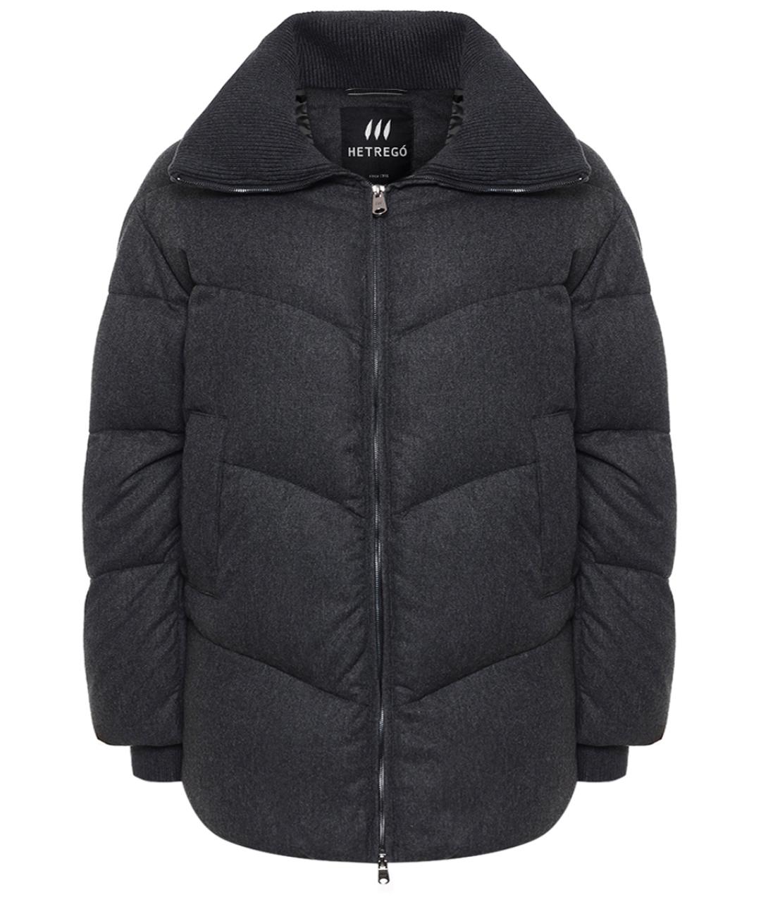 HETREGO Серый пуховик, фото 1