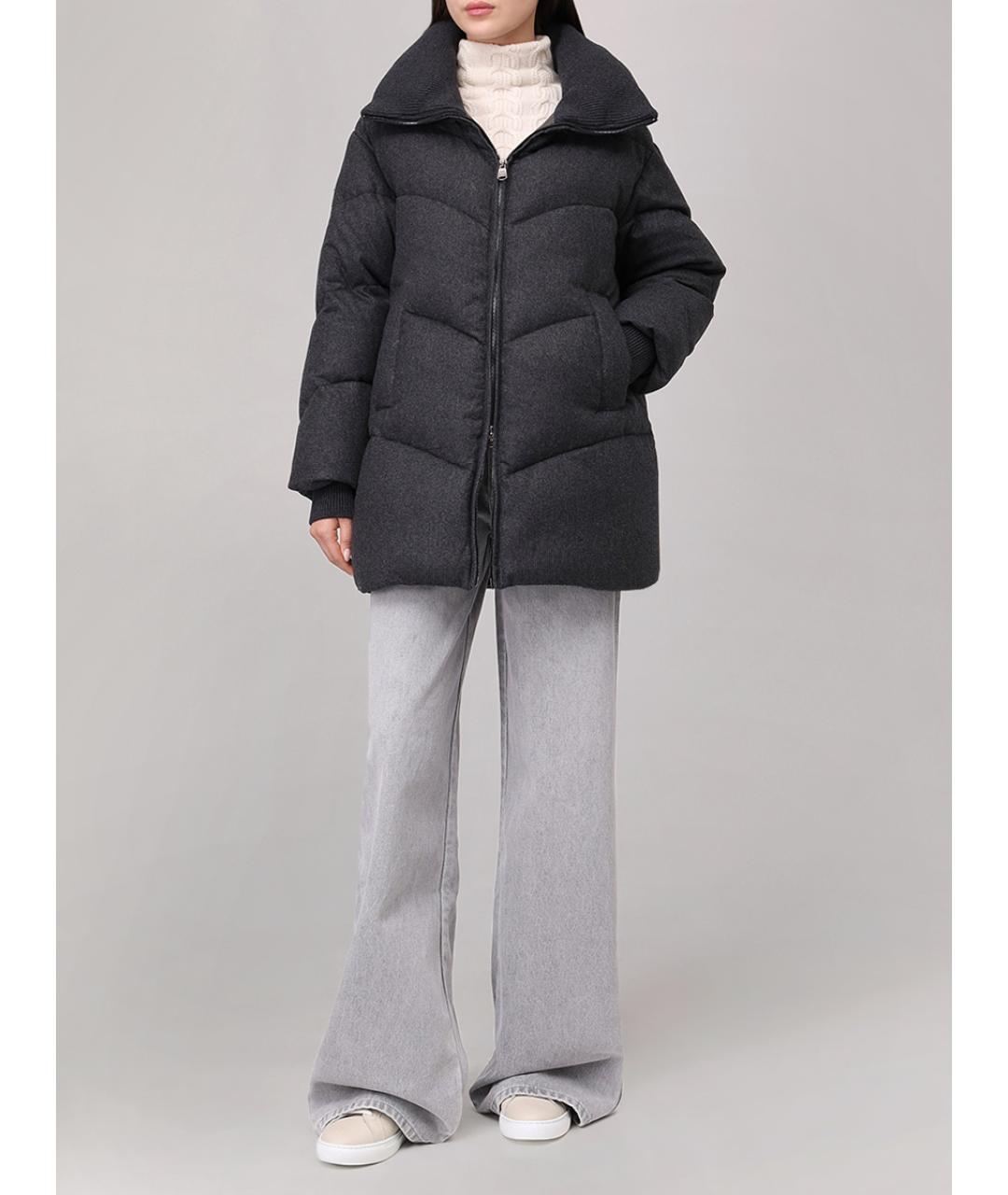 HETREGO Серый пуховик, фото 2