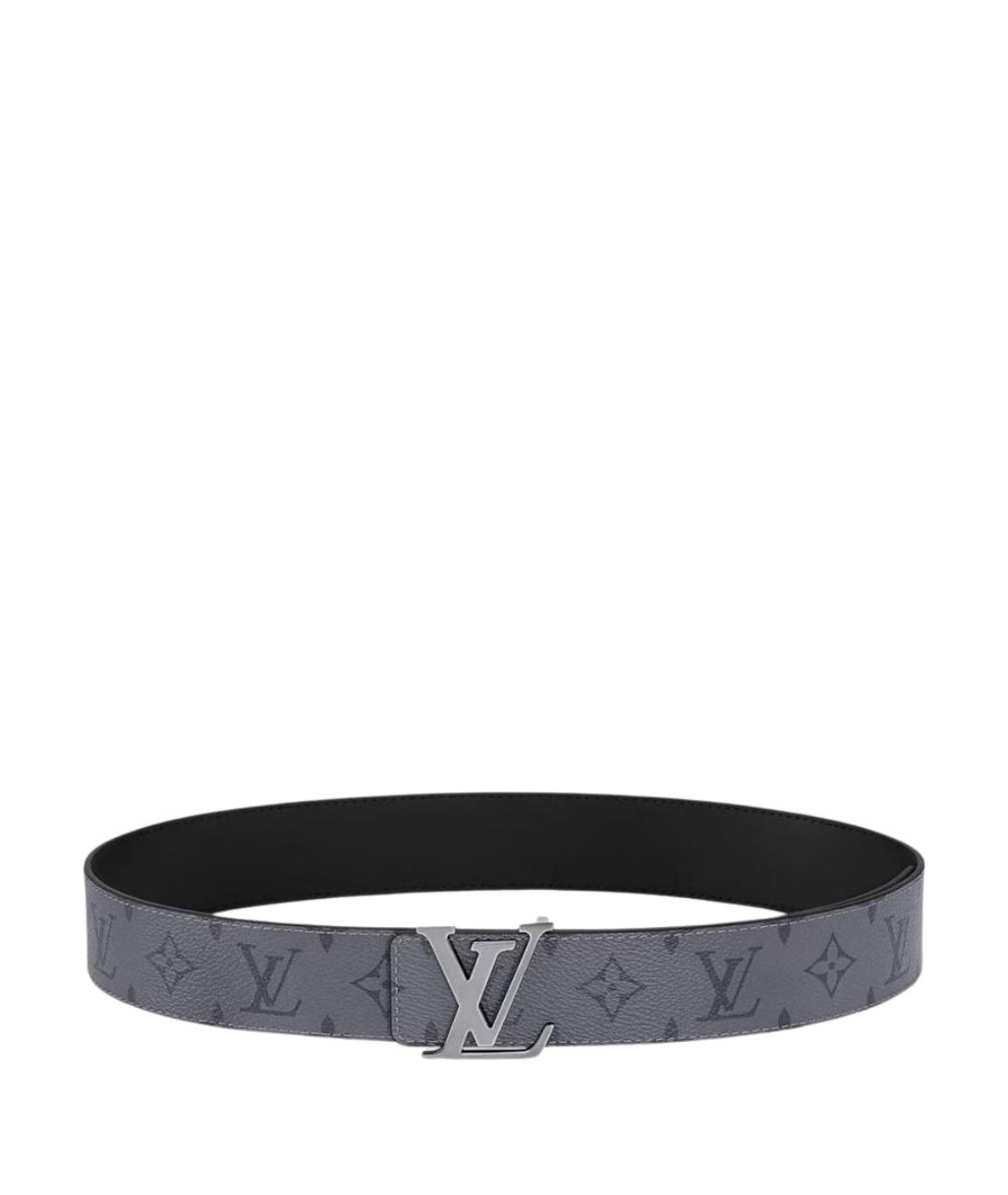 LOUIS VUITTON Серый кожаный ремень, фото 1