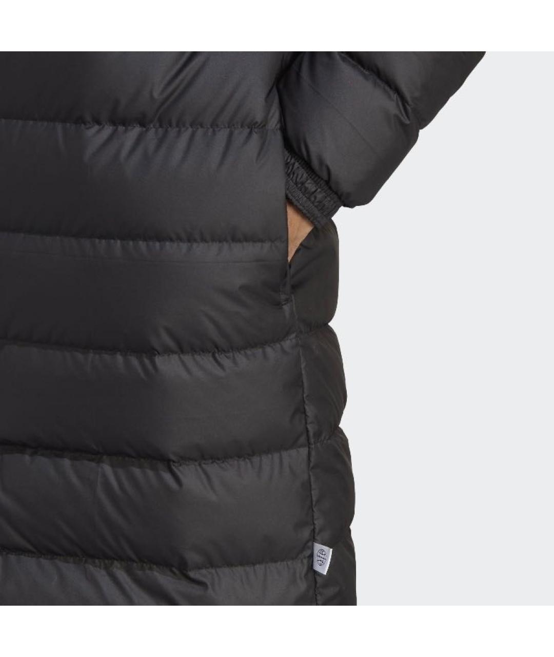 ADIDAS Черный полиэстеровый пуховик, фото 6