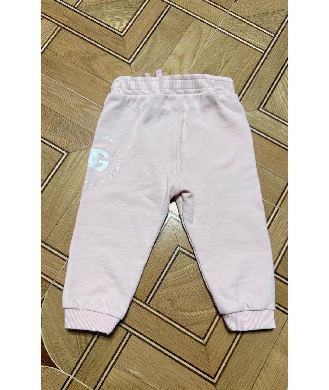 DOLCE & GABBANA KIDS Розовый комплект, фото 2