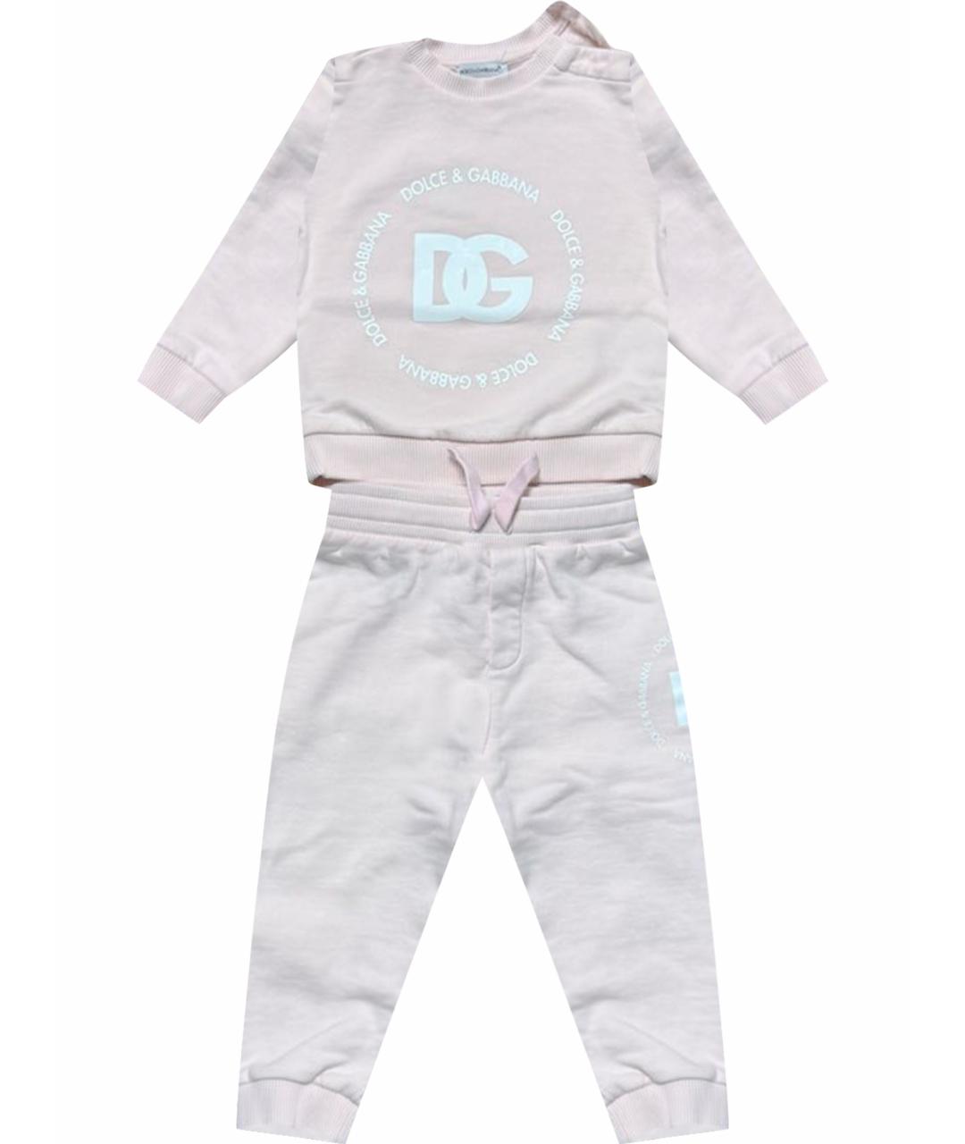 DOLCE & GABBANA KIDS Розовый комплект, фото 1