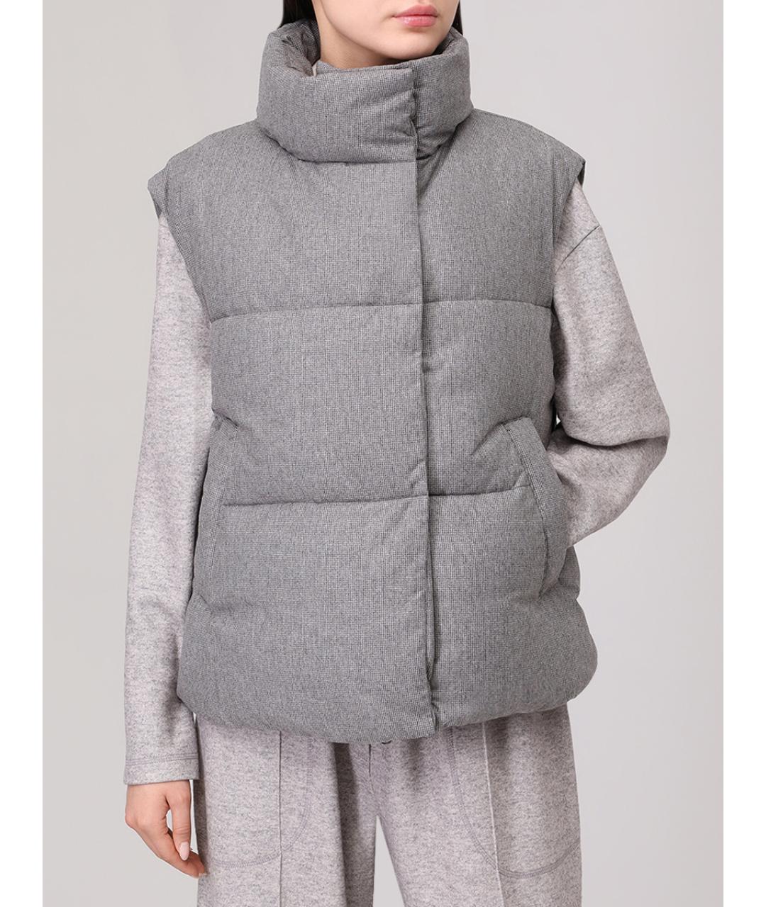 HETREGO Серый жилет, фото 4