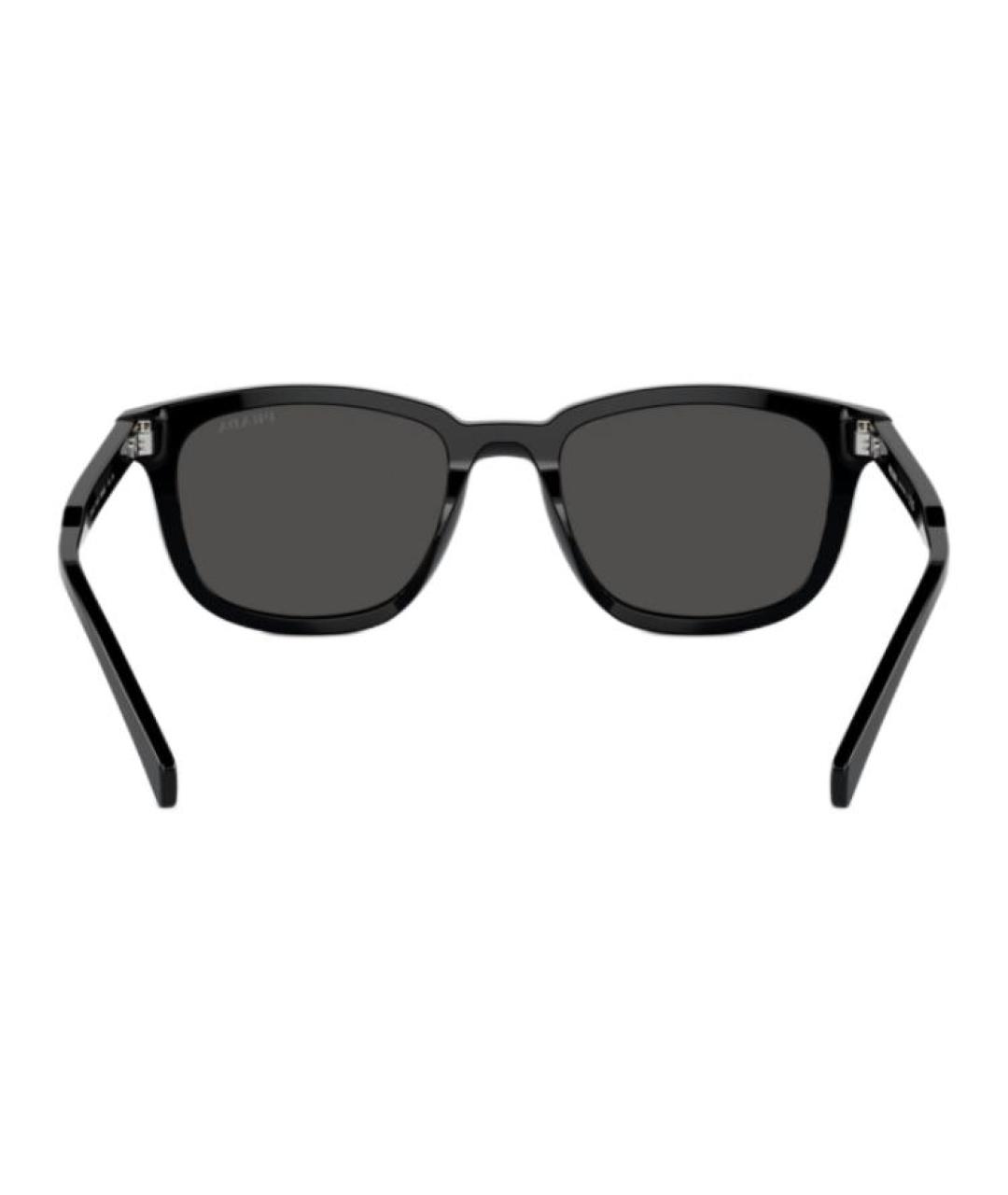 PRADA Черные пластиковые солнцезащитные очки, фото 3