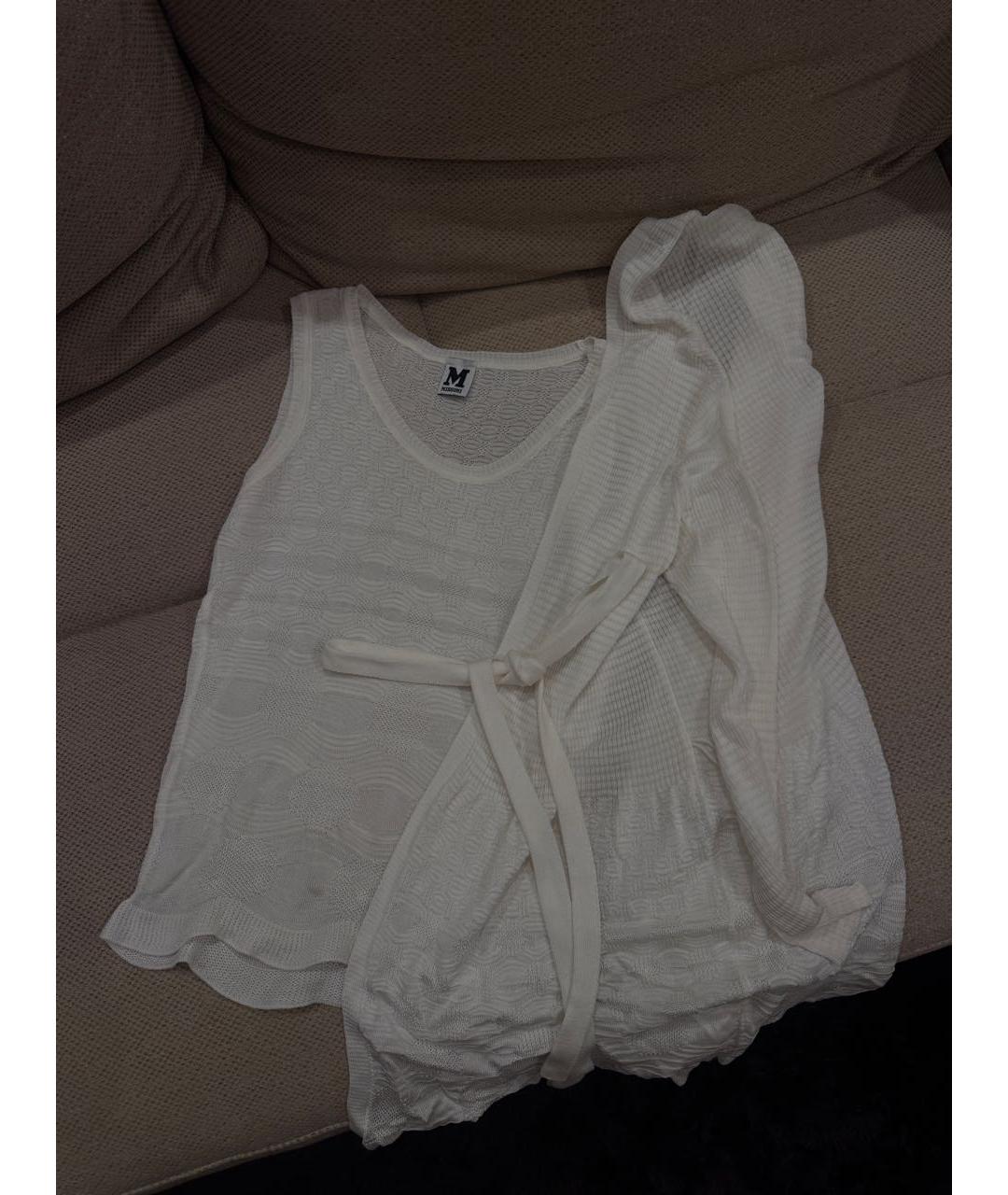 MISSONI Белая вискозная майка, фото 3