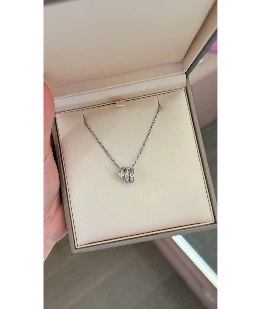 BVLGARI Подвеска из белого золота, фото 2