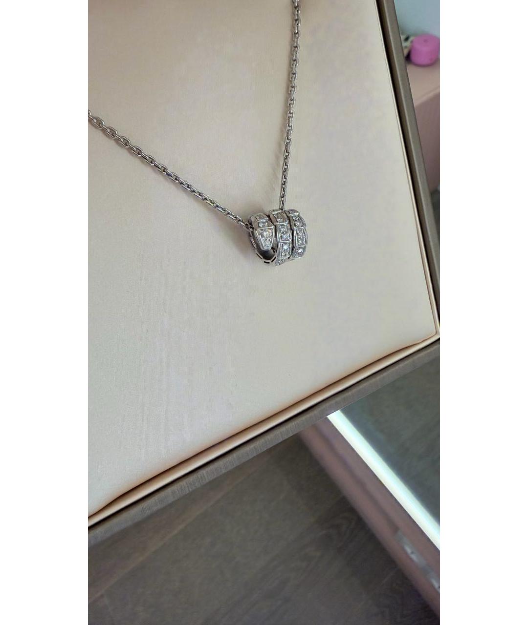 BVLGARI Подвеска из белого золота, фото 3