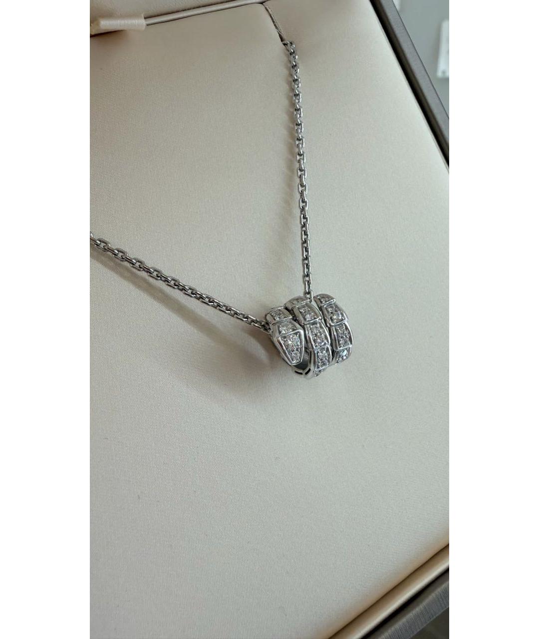 BVLGARI Подвеска из белого золота, фото 5