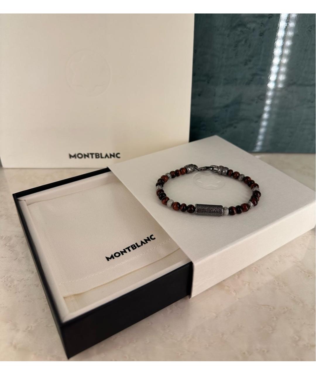 MONTBLANC Коричневый браслет, фото 8