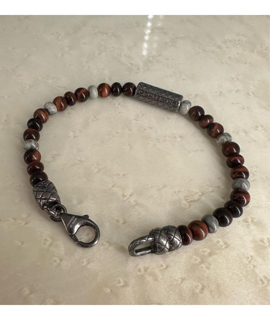 MONTBLANC Коричневый браслет, фото 4