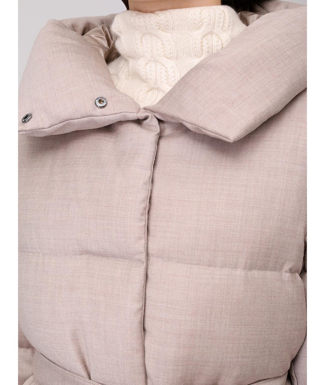 HETREGO Бежевый пуховик, фото 5