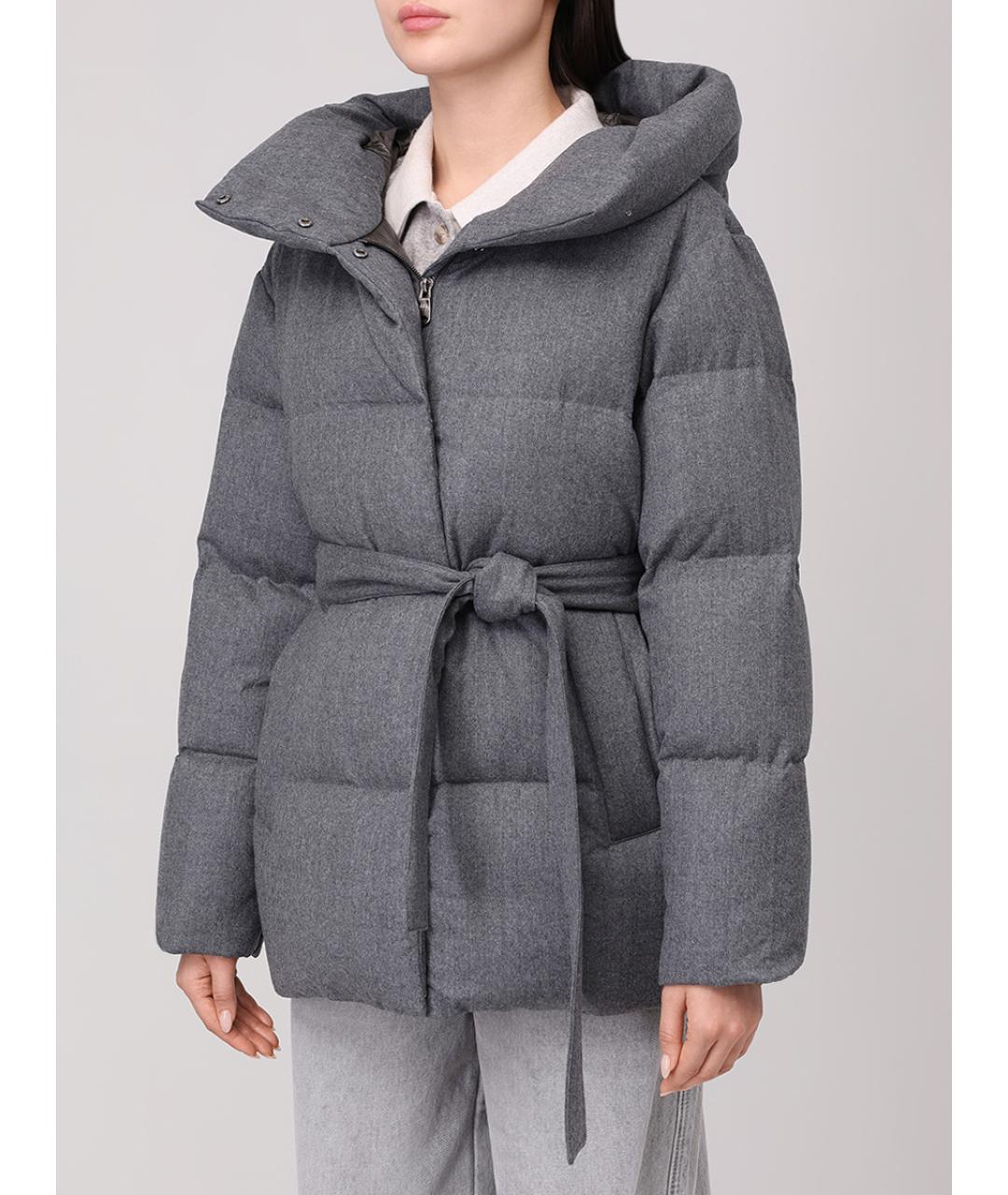 HETREGO Серый пуховик, фото 4