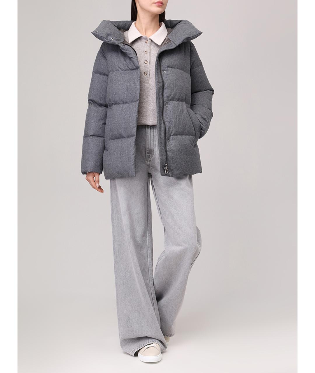 HETREGO Серый пуховик, фото 2