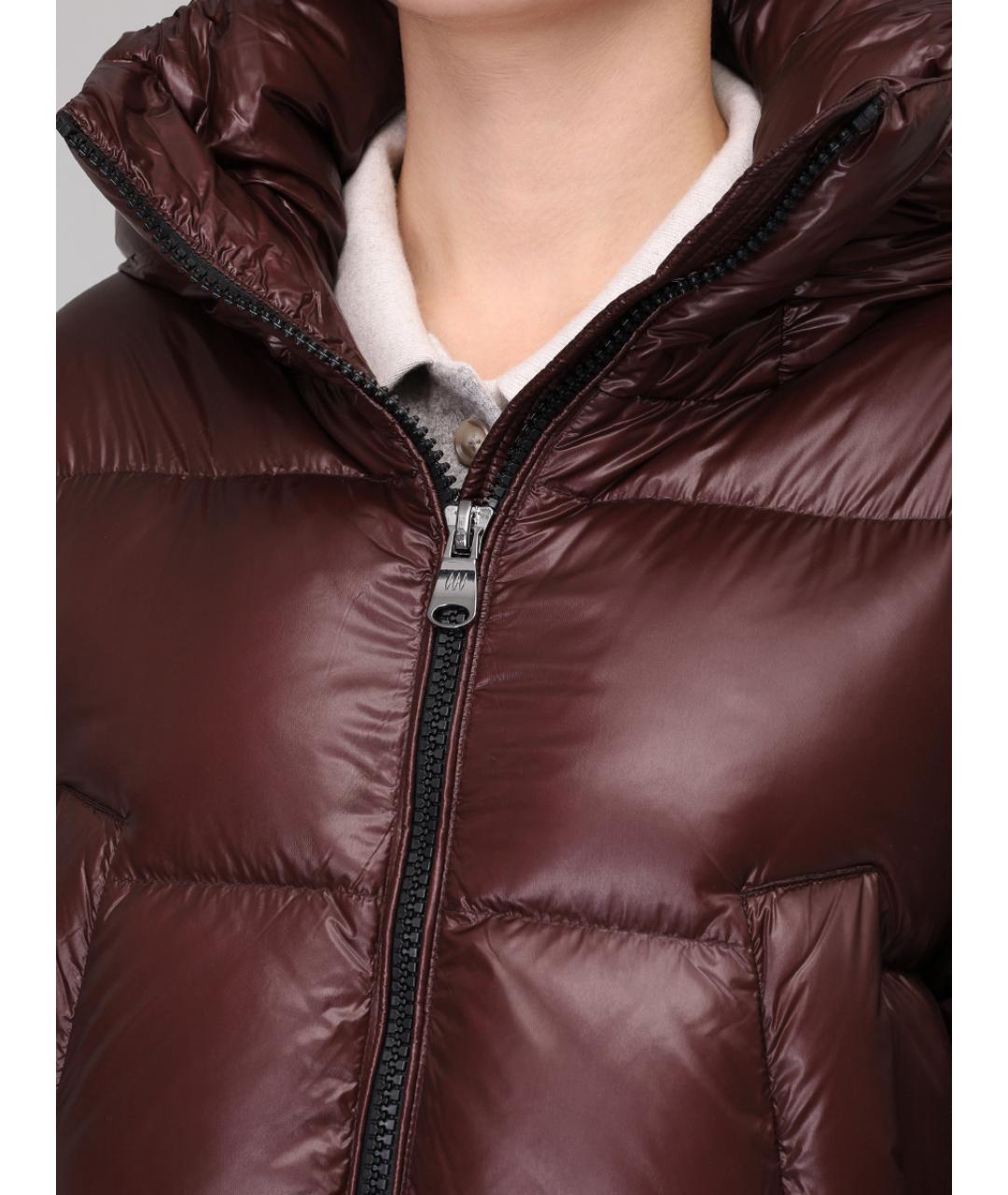 HETREGO Бордовый пуховик, фото 5