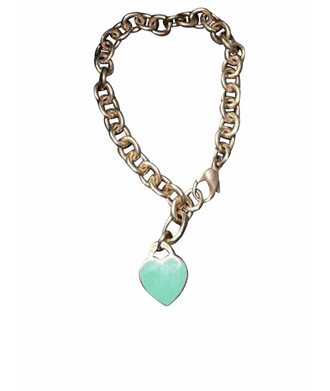 TIFFANY&CO Белый серебряный браслет, фото 1