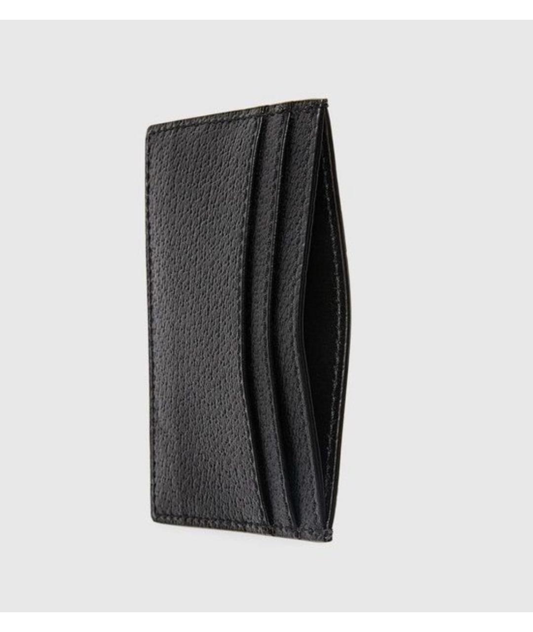 GUCCI Черный кожаный кардхолдер, фото 3