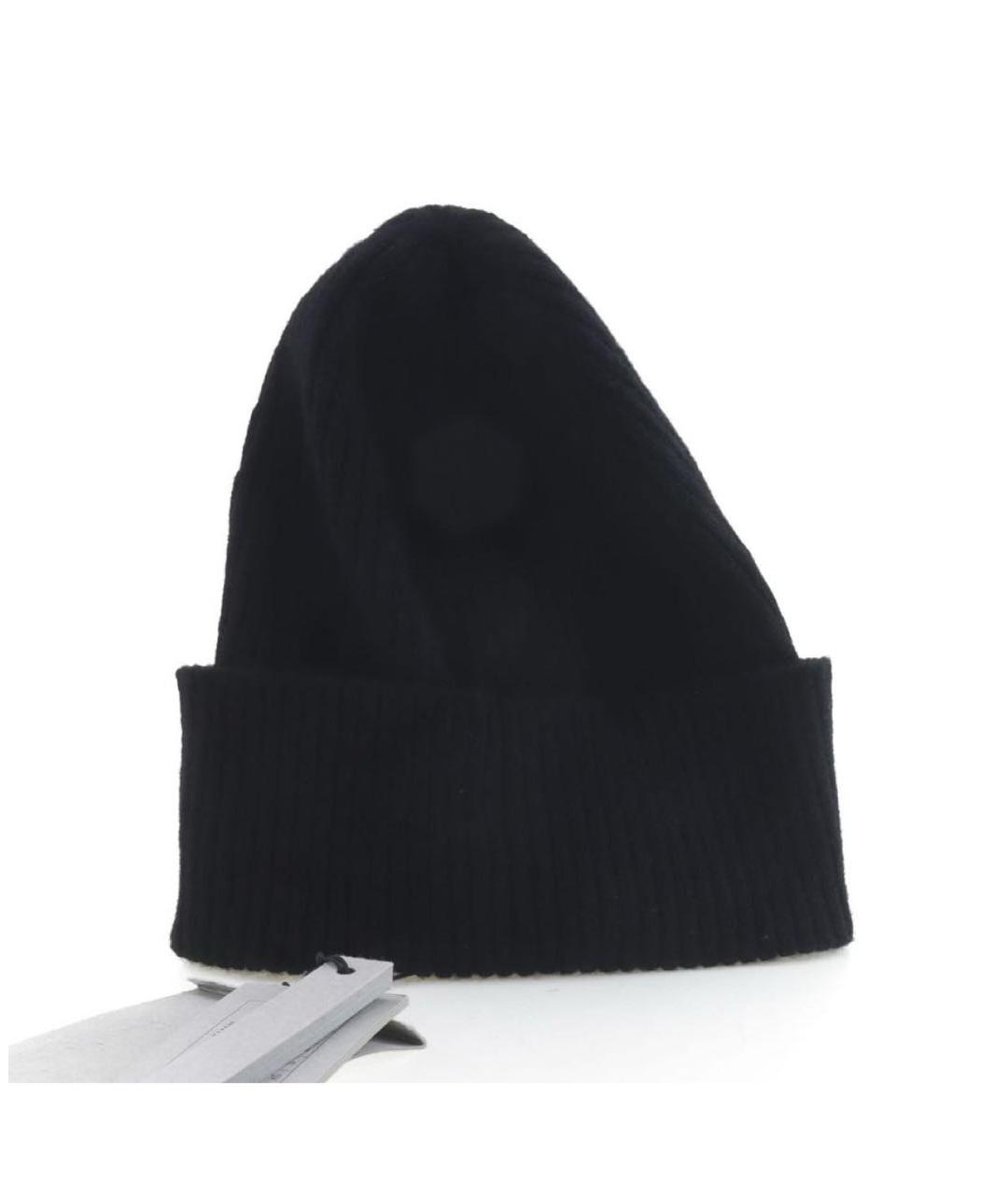 RICK OWENS Черная шерстяная шапка, фото 4