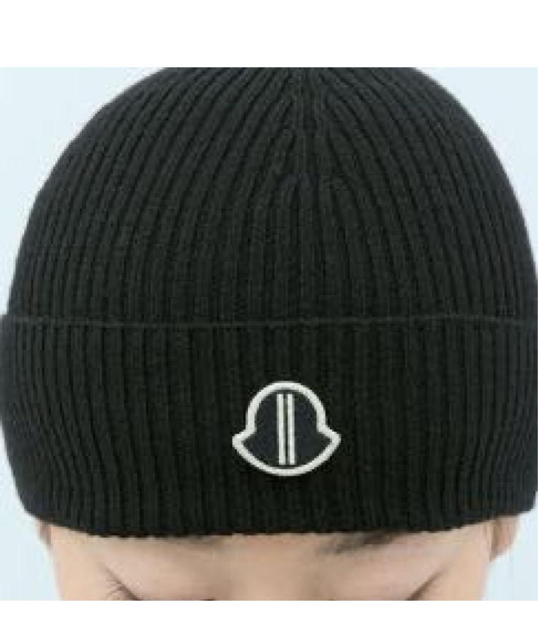 RICK OWENS Черная шерстяная шапка, фото 8