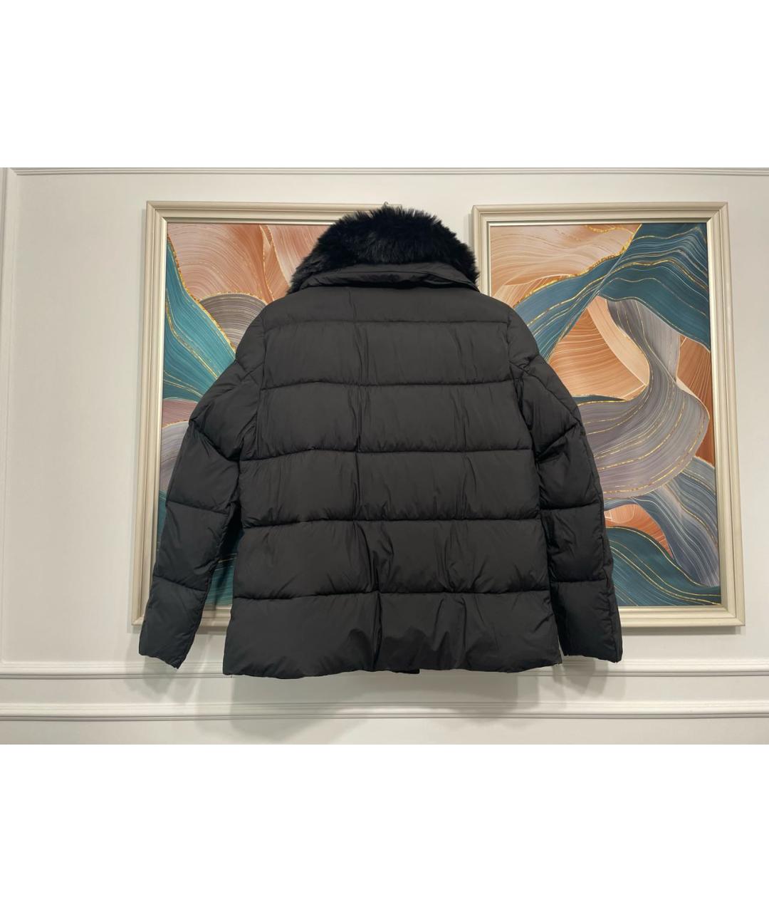 DKNY Черная полиэстеровая куртка, фото 3