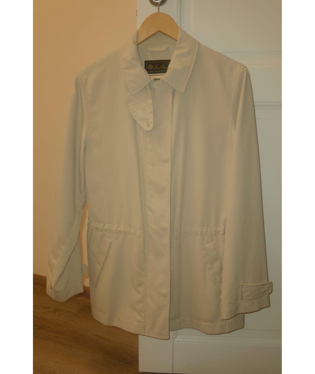 LORO PIANA Бежевая полиэстеровая куртка, фото 9
