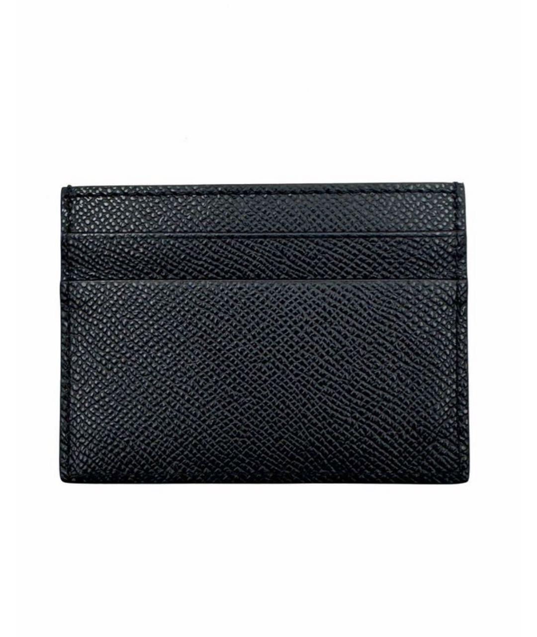 BURBERRY Черный кожаный кардхолдер, фото 2