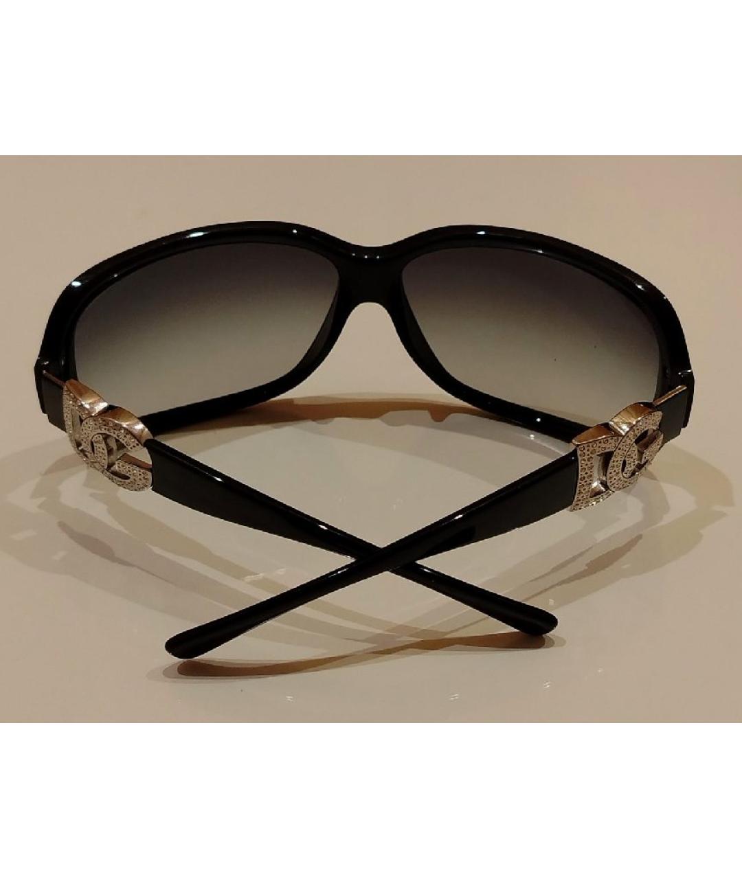 DOLCE&GABBANA Черные пластиковые солнцезащитные очки, фото 6