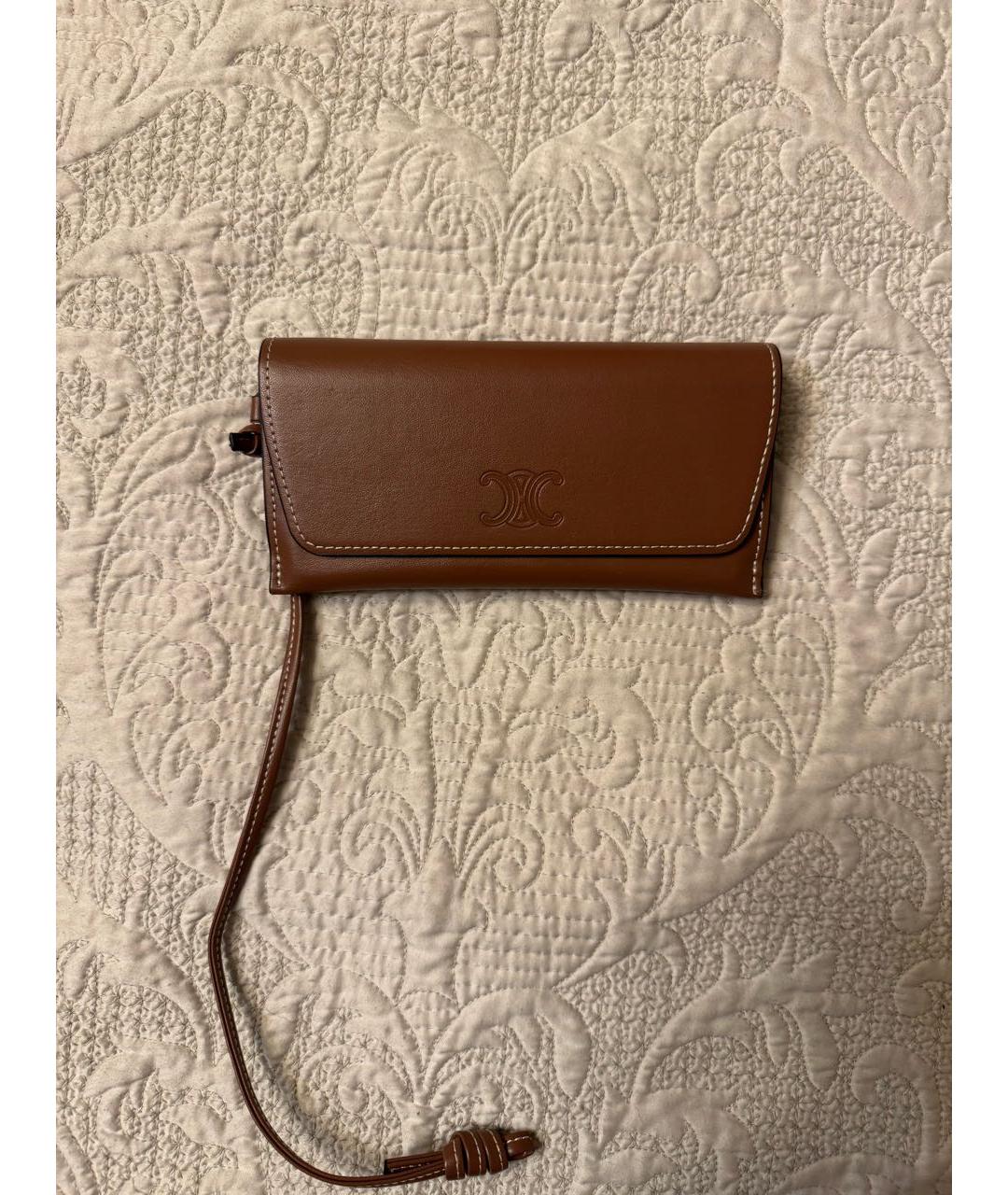 CELINE Золотые металлические солнцезащитные очки, фото 4