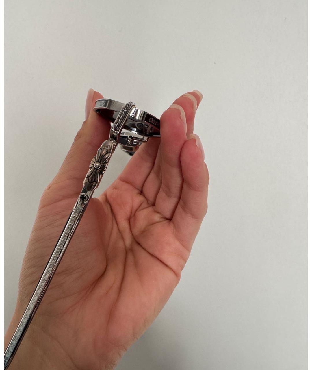 CHROME HEARTS Черные металлические солнцезащитные очки, фото 7