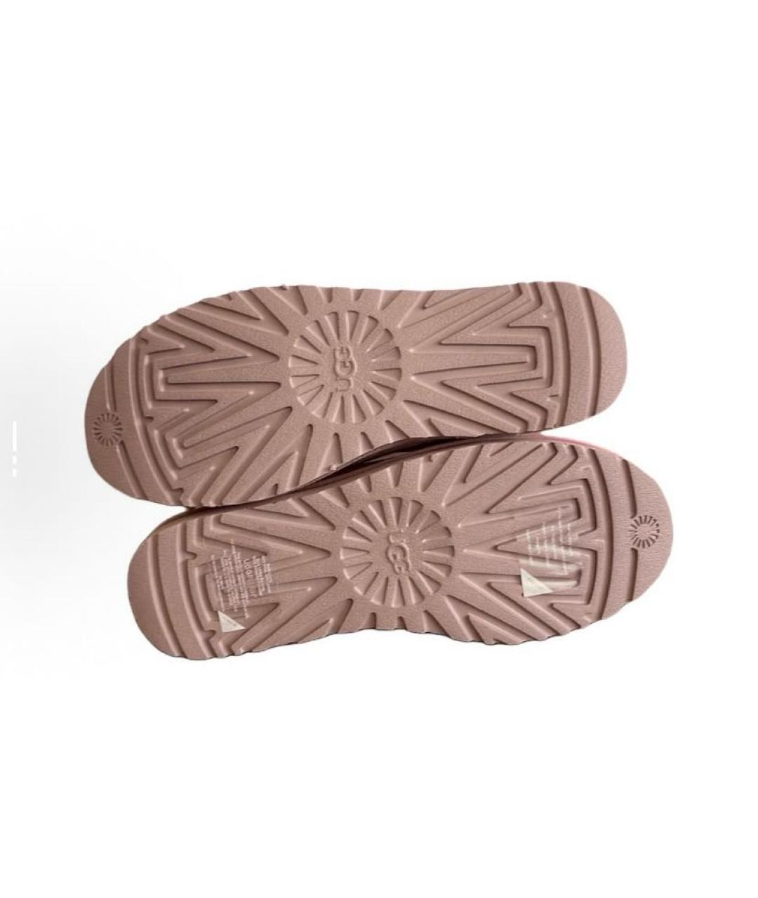 UGG AUSTRALIA Розовые замшевые ботинки, фото 5