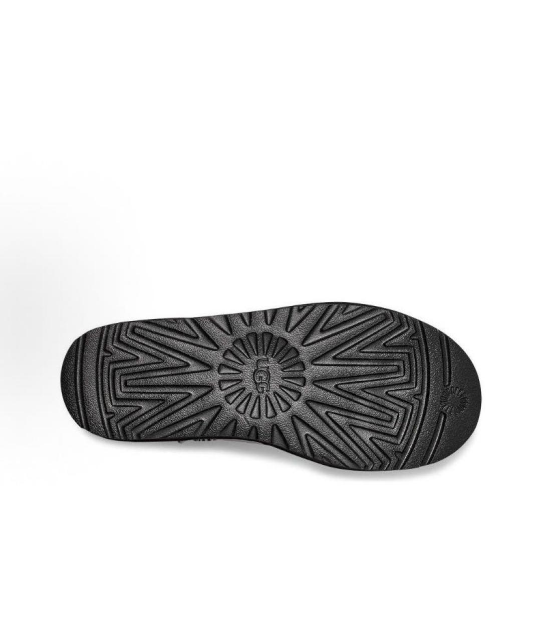 UGG AUSTRALIA Черные кожаные ботинки, фото 5