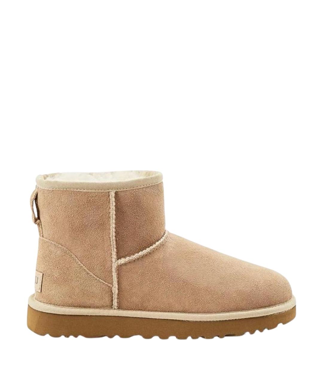 UGG AUSTRALIA Бежевые замшевые ботинки, фото 1