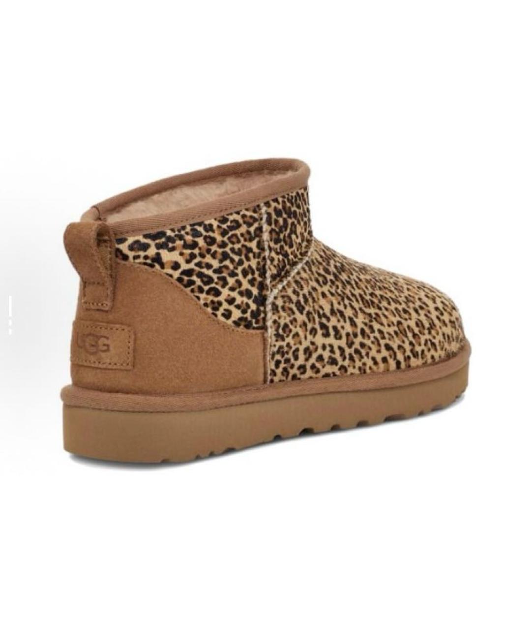 UGG AUSTRALIA Бежевые текстильные ботинки, фото 4