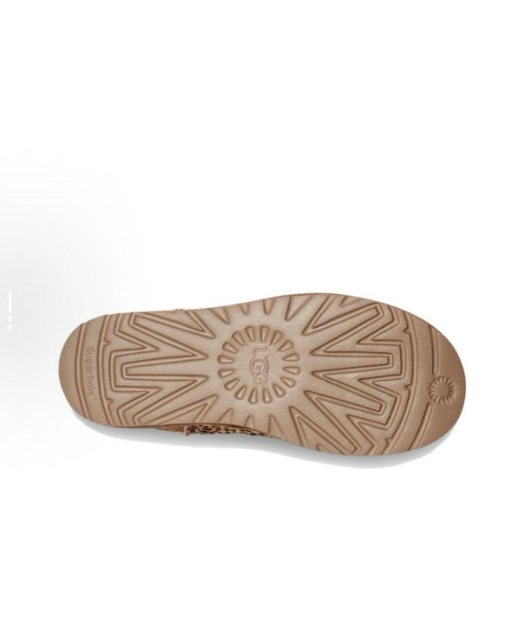 UGG AUSTRALIA Бежевые текстильные ботинки, фото 6