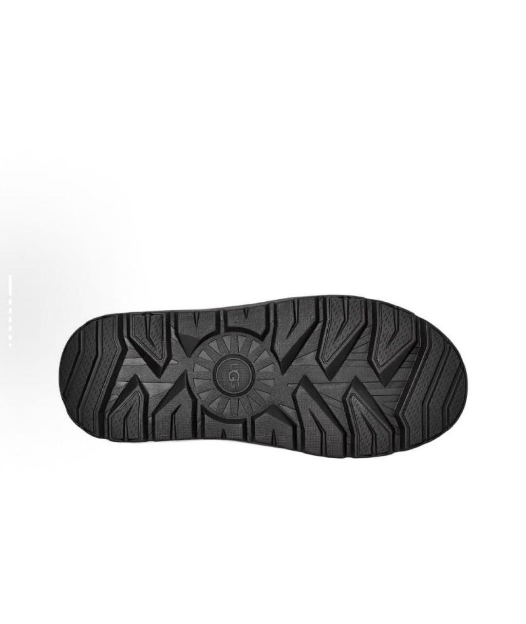 UGG AUSTRALIA Черные замшевые ботинки, фото 4