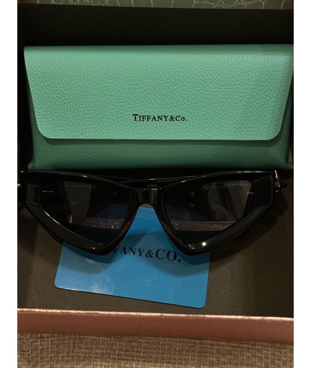 TIFFANY&CO Черные солнцезащитные очки, фото 4