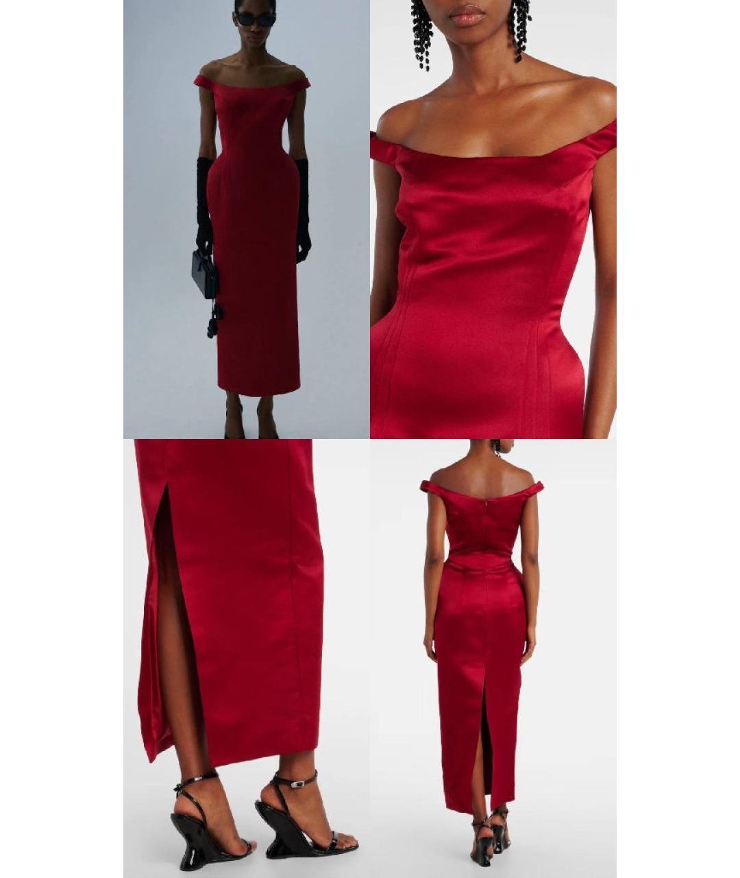 MAGDA BUTRYM Красное вечернее платье, фото 3