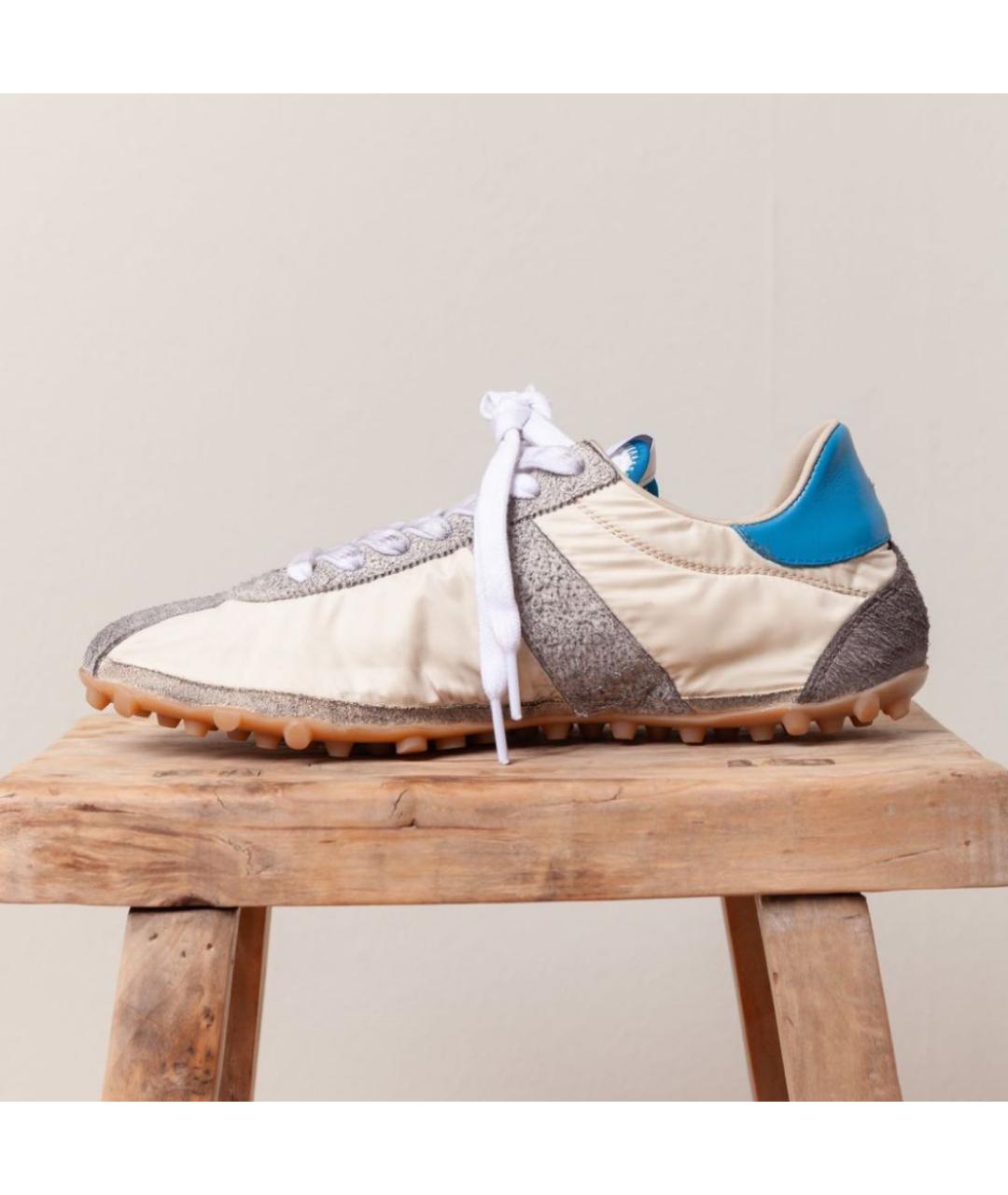 MAISON MARGIELA Бежевые синтетические кеды, фото 3