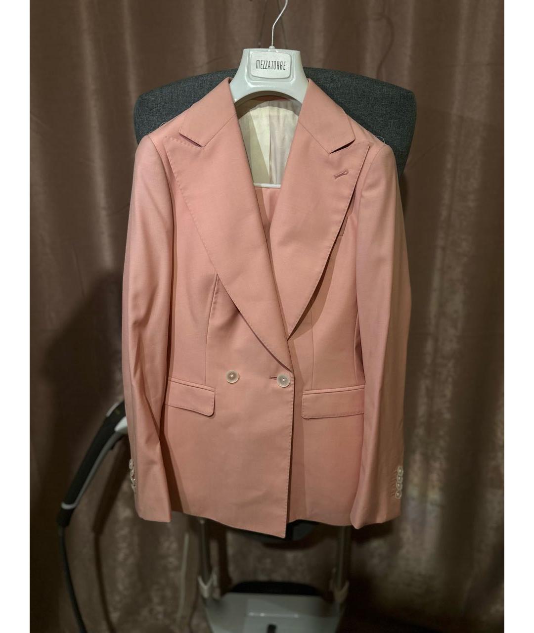 'S MAX MARA Розовый костюм с брюками, фото 9