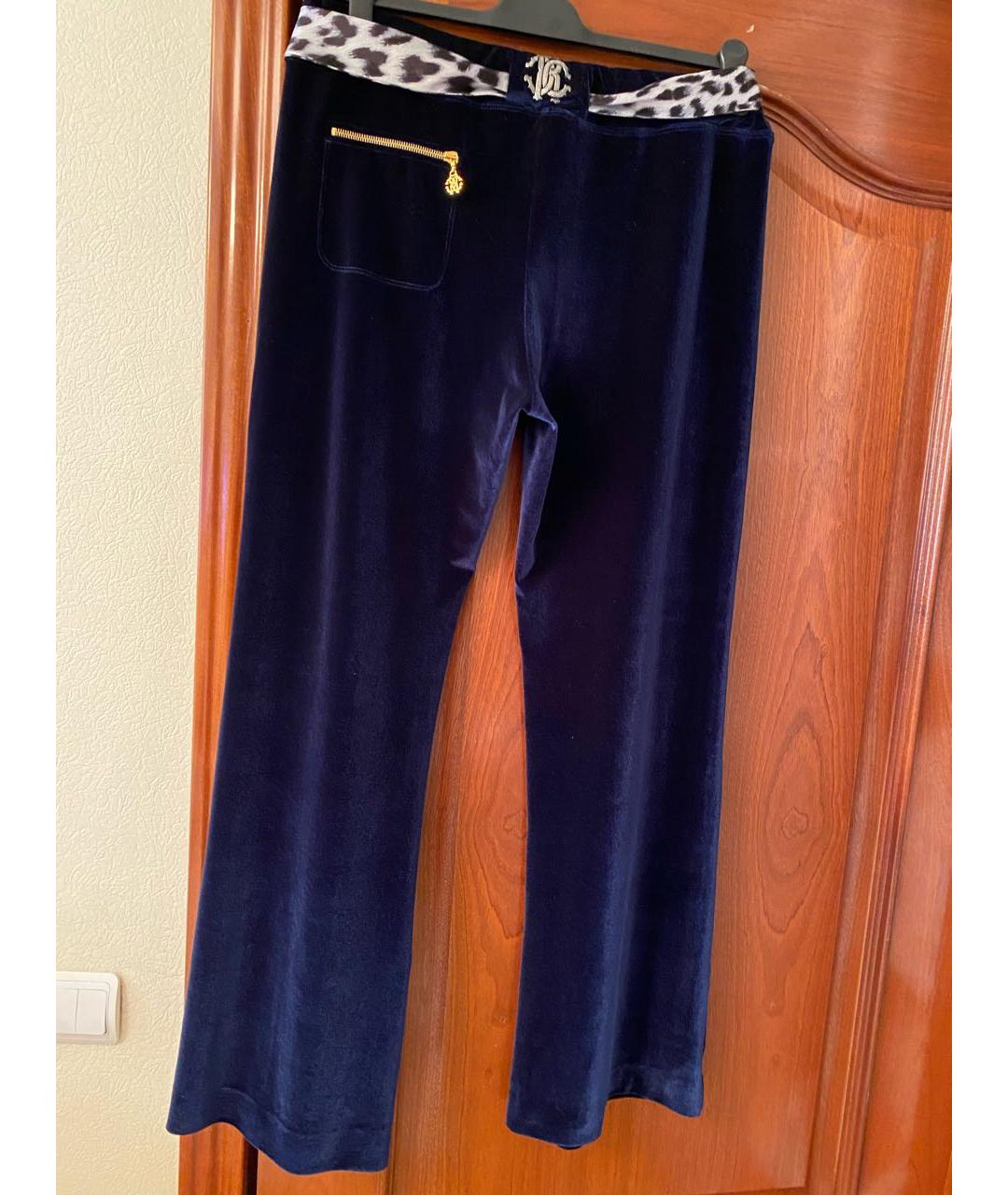 ROBERTO CAVALLI Фиолетовый велюровый спортивные костюмы, фото 6