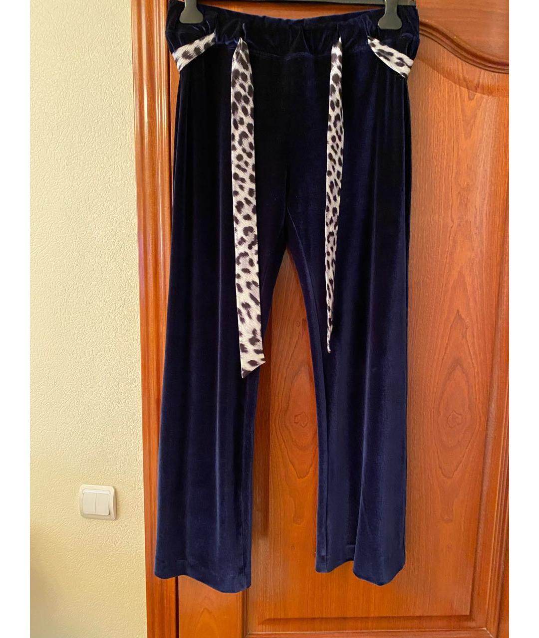 ROBERTO CAVALLI Фиолетовый велюровый спортивные костюмы, фото 4