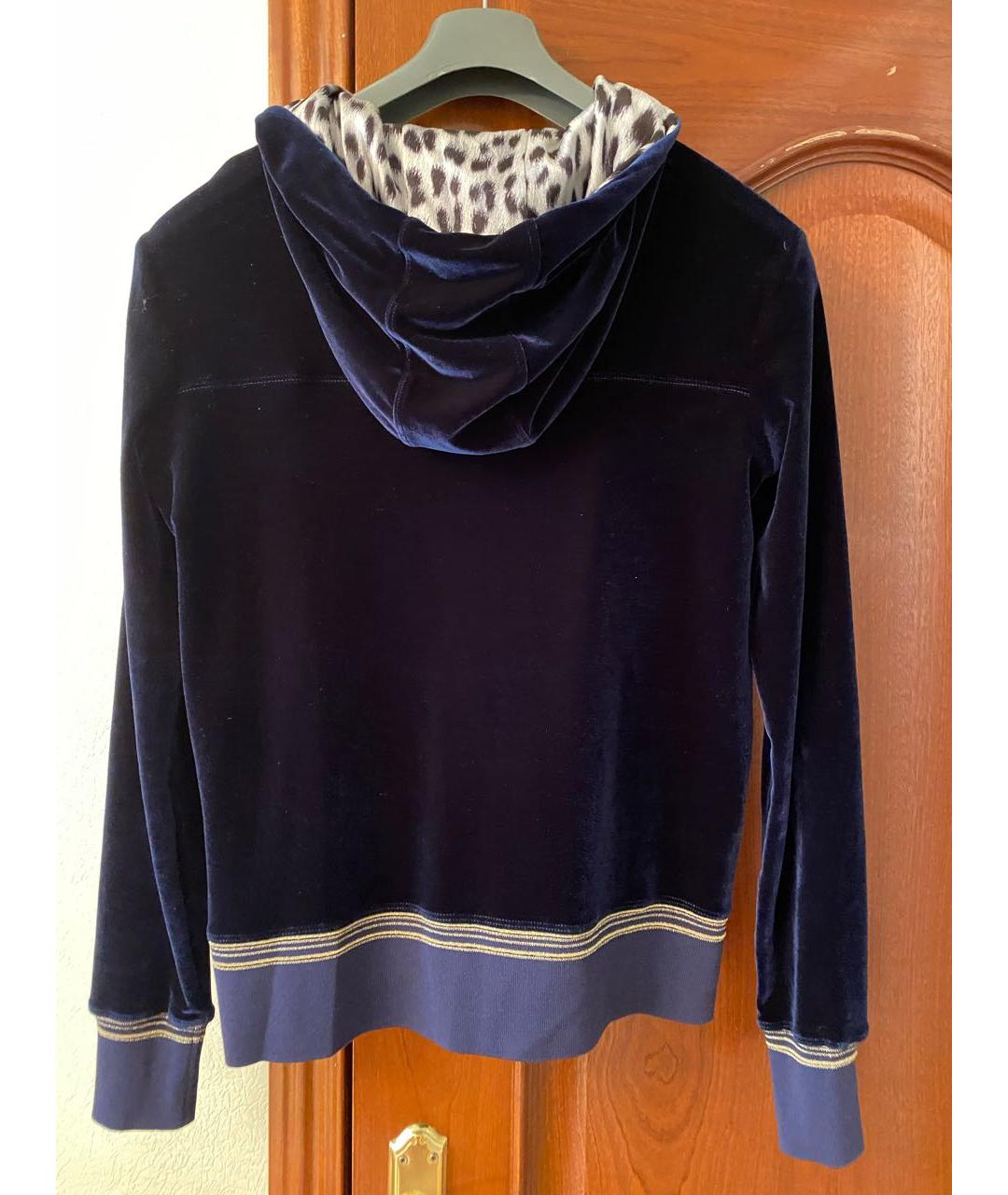 ROBERTO CAVALLI Фиолетовый велюровый спортивные костюмы, фото 5