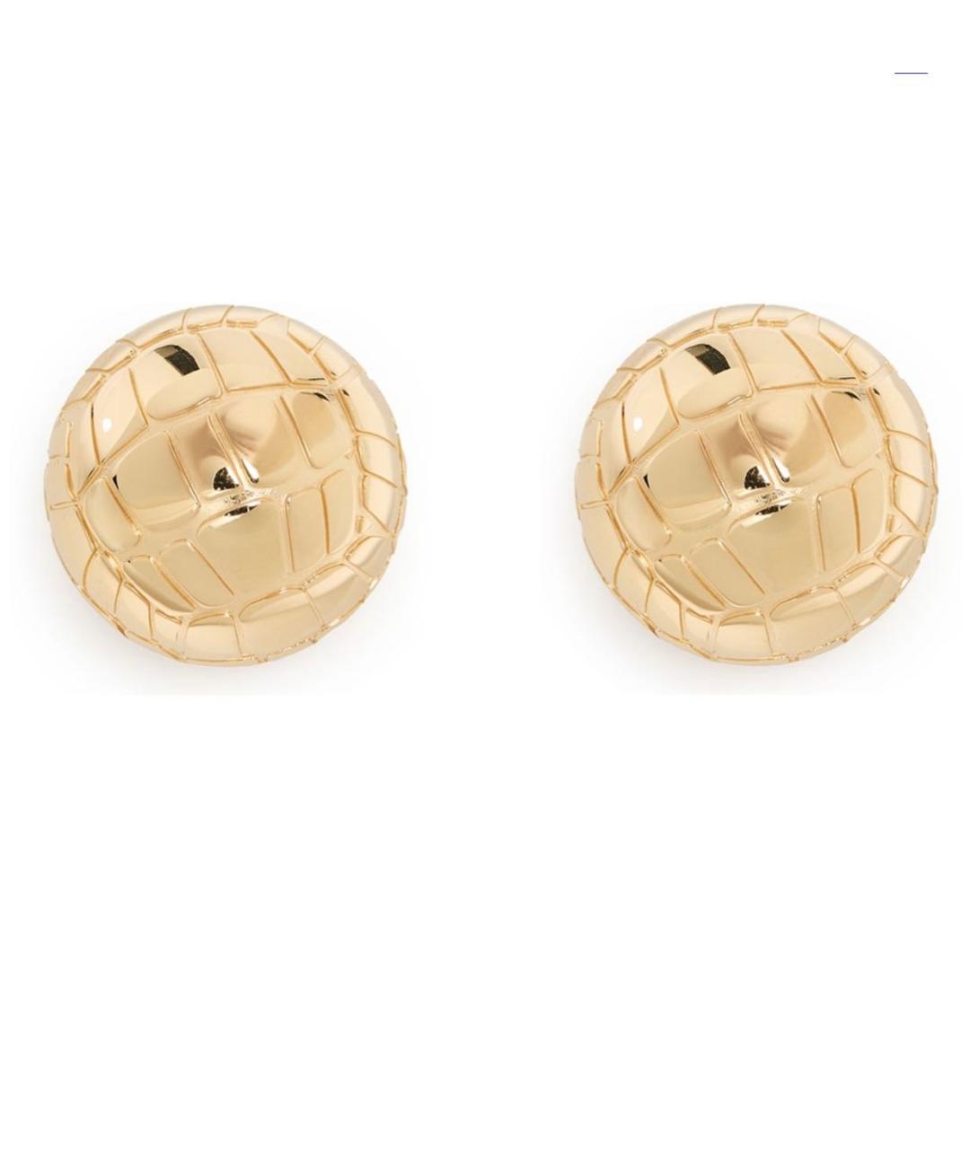 JACQUEMUS Золотые латунные серьги, фото 5