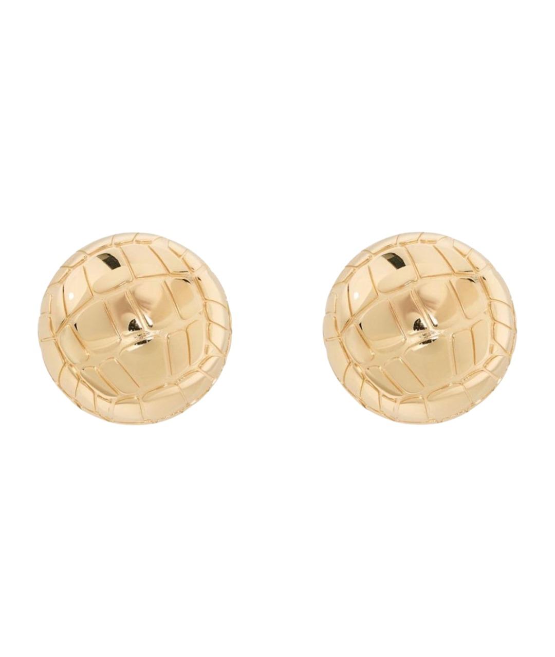 JACQUEMUS Золотые латунные серьги, фото 1