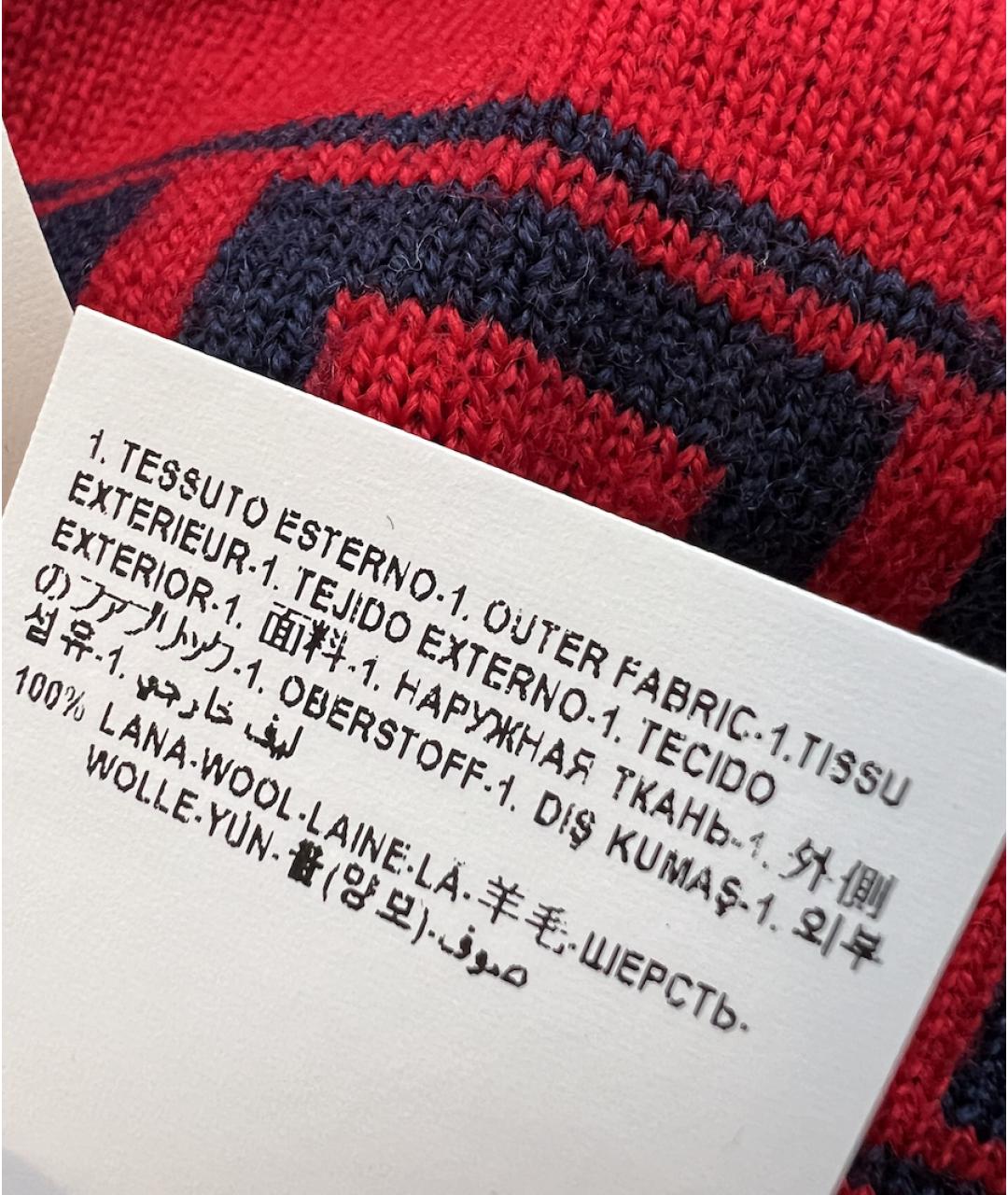 VERSACE Красная шерстяная шапка, фото 6