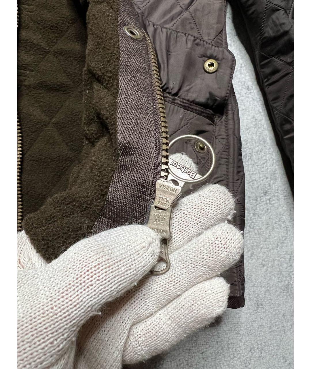 BARBOUR Хаки полиэстеровая куртка, фото 8